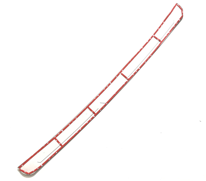 Bộ ốp chống trầy Cốp INOX dành cho xe Toyota Innova - Bên ngoài