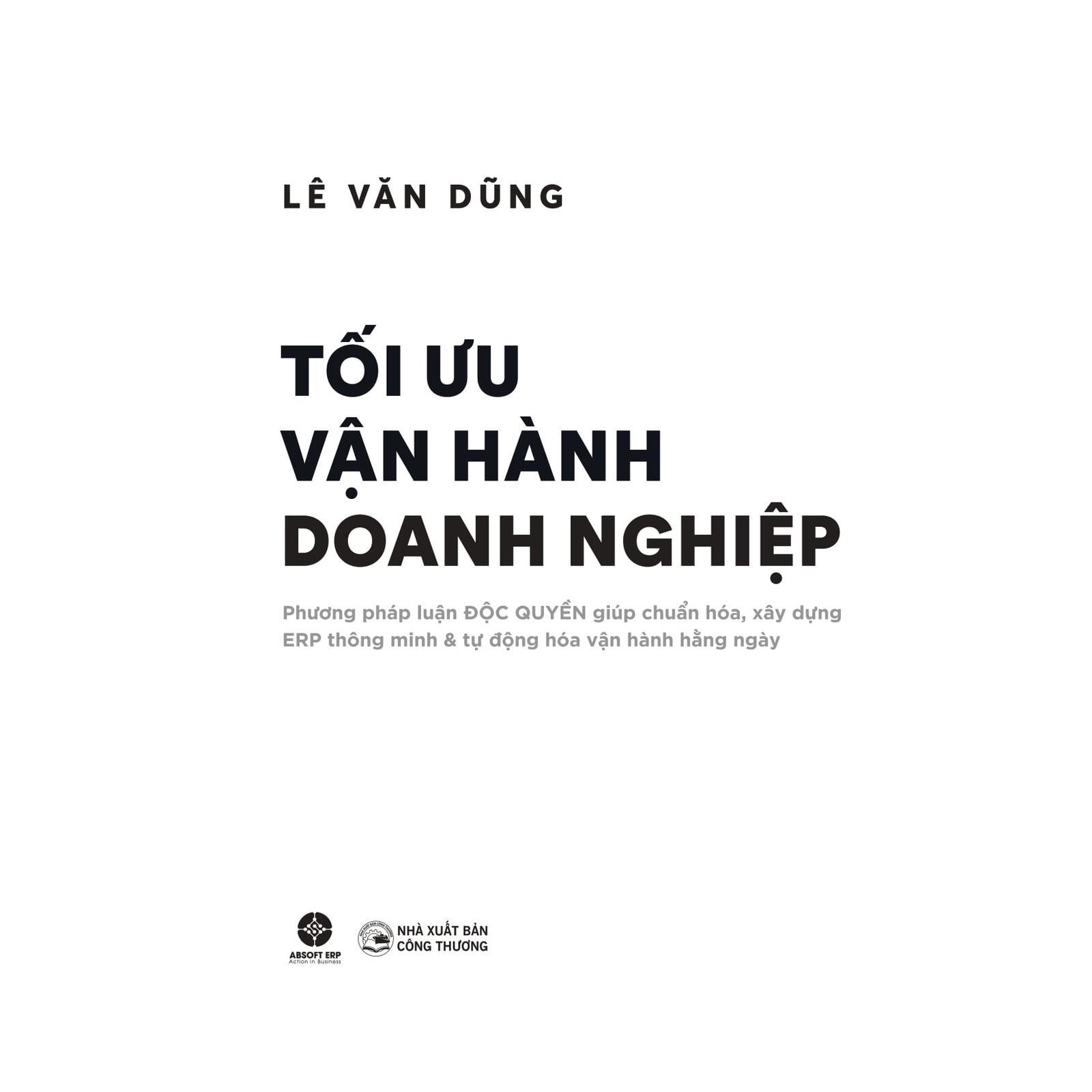 Tối Ưu Vận Hành Doanh Nghiệp - Bản Quyền