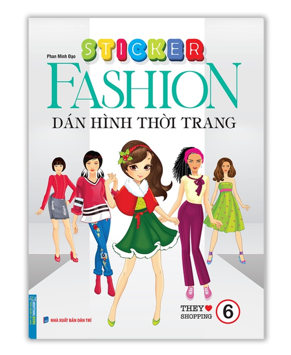 Sách - Combo 6c - Sticker Fashion Dán hình thời trang