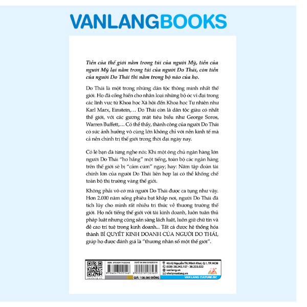 Bí quyết Kinh Doanh Của Người Do Thái - Vanlangbooks - Tái Bản