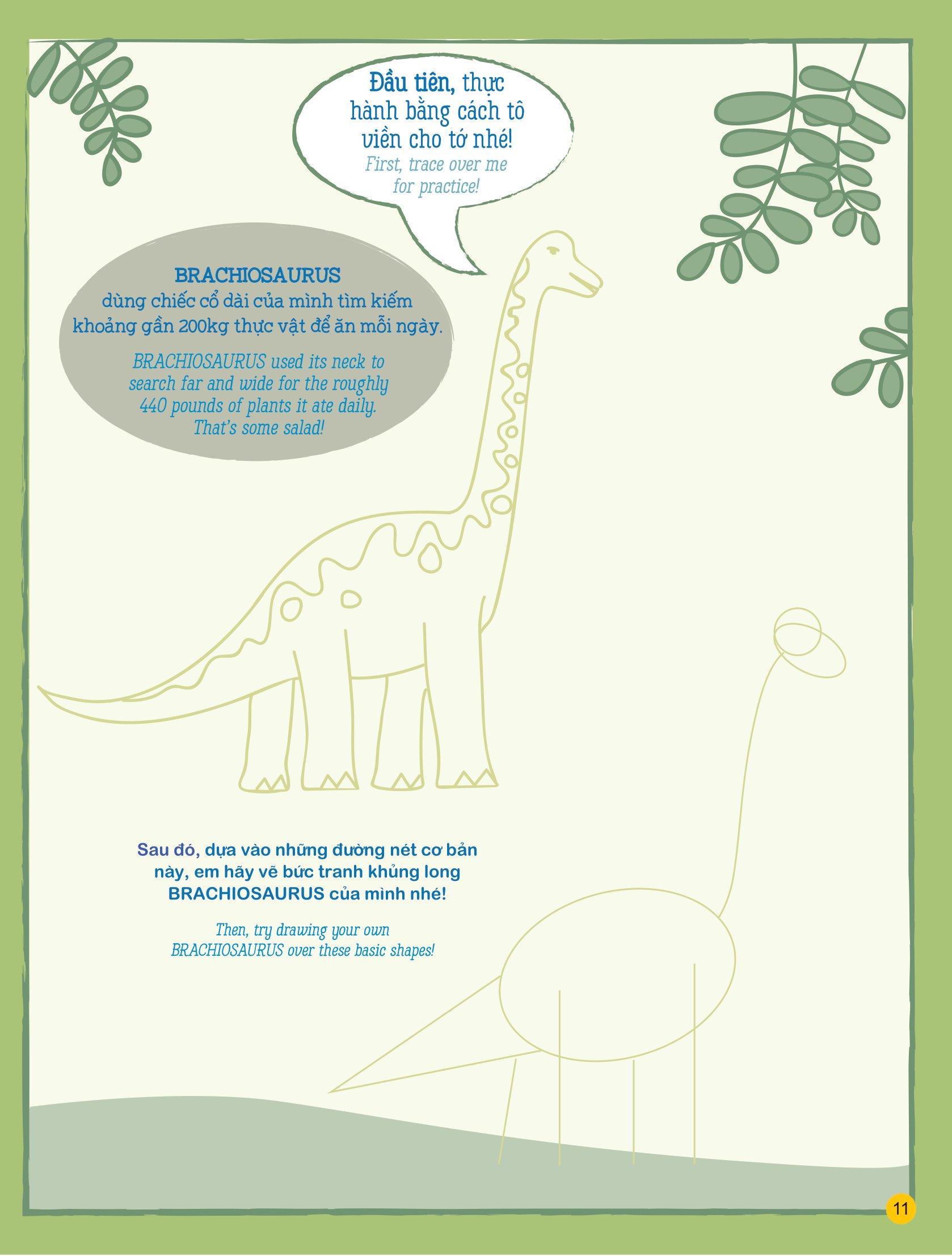 Họa Sĩ Tí Hon - Learn To Draw... Dinosaurs! - Nào, Ta Cùng Học Vẽ… Các Loài Khủng Long!
