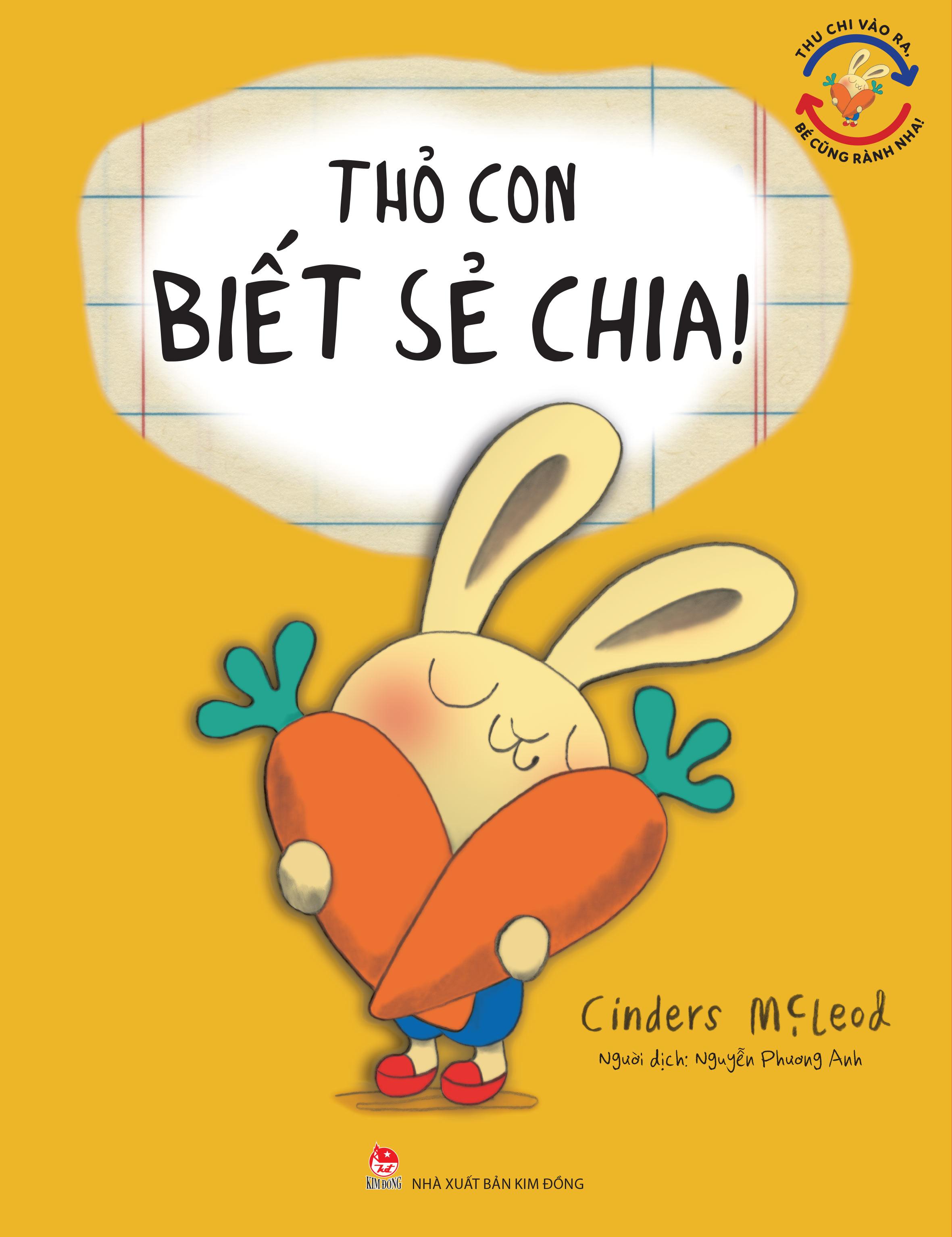 Sách - Thu Chi Vào Ra, Bé Cũng Rành Nha! - Thỏ Con Biết Sẻ Chia