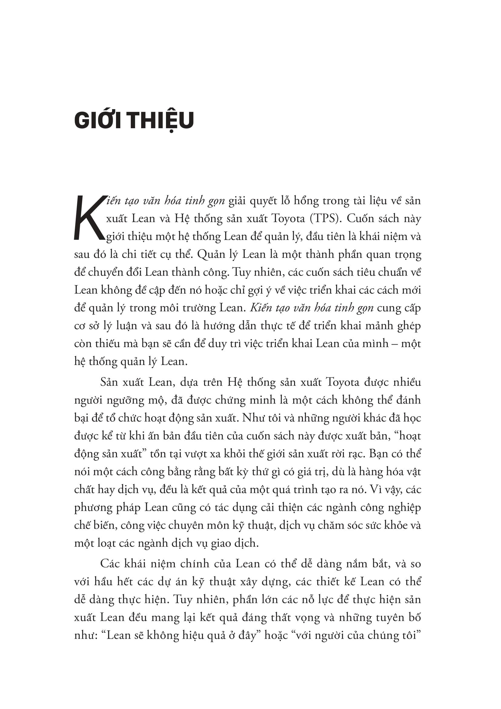 Sách - Kiến Tạo Văn Hóa Tinh Gọn - Creating A Lean Culture