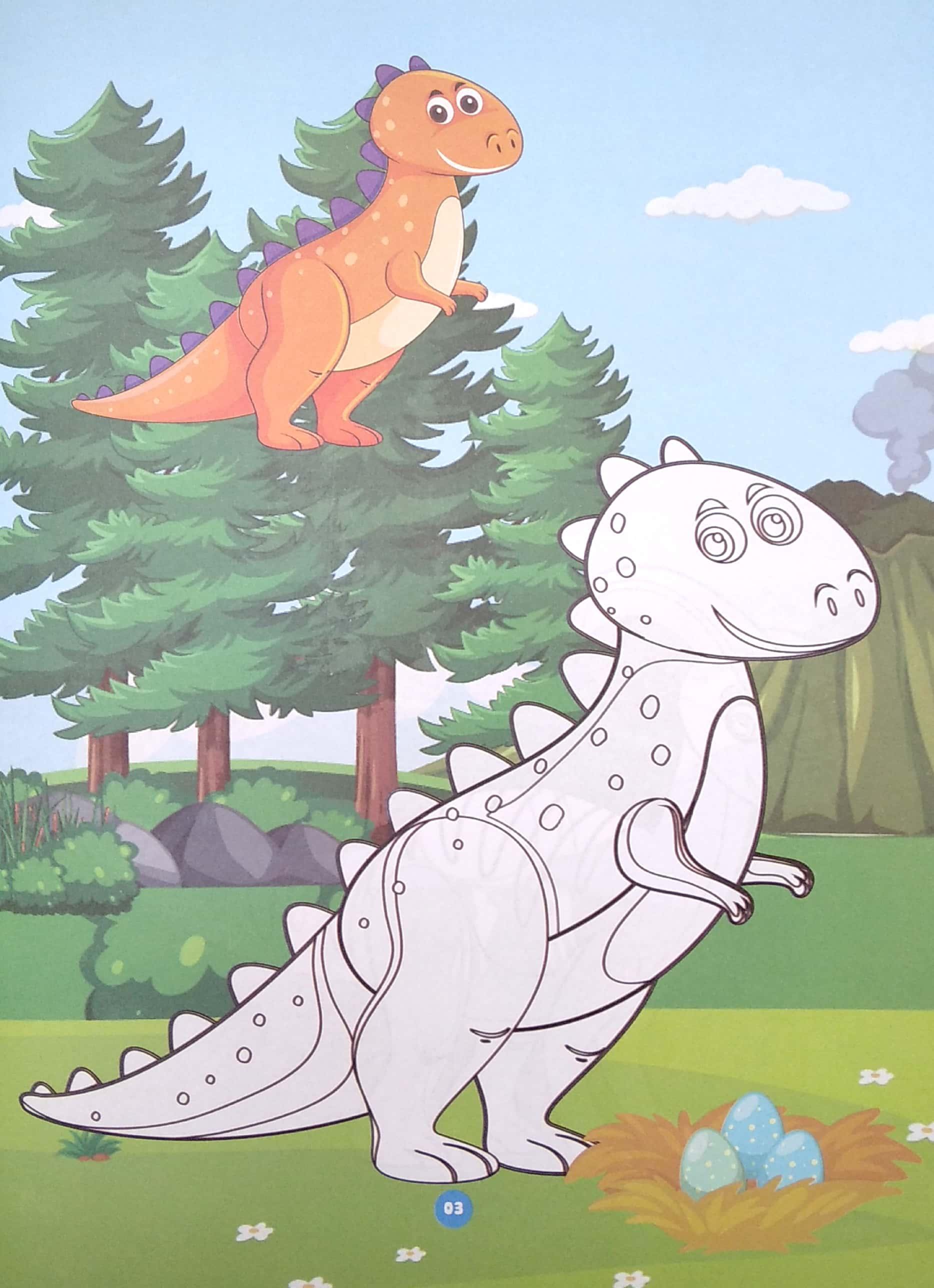 Bé Tô Màu - Dino Party