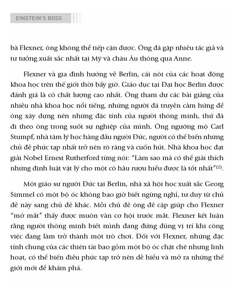 Sếp Của Einstein - 10 Nguyên Tắc Để Lãnh Đạo Những Người Xuất Chúng