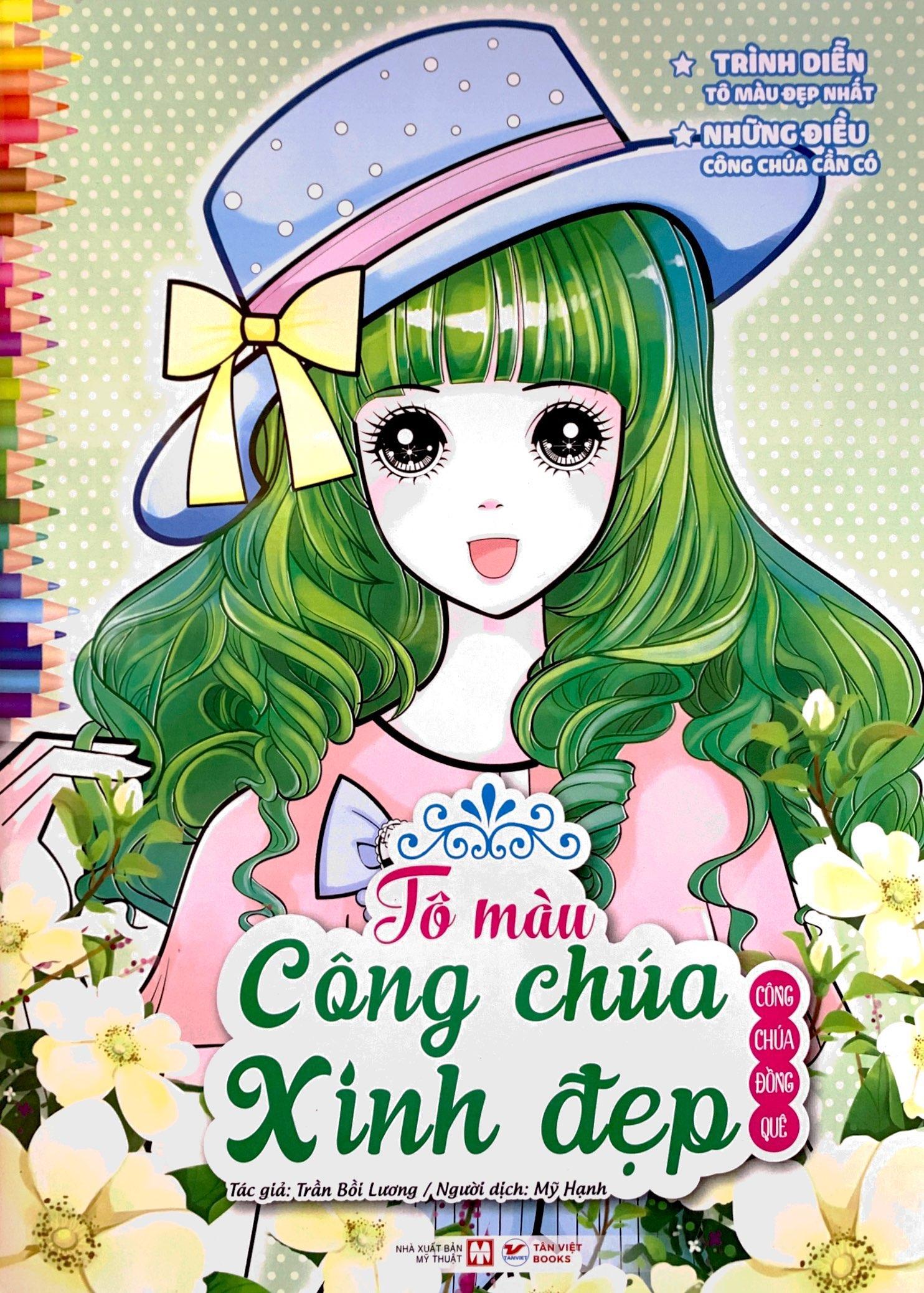 Tô Màu Công Chúa Xinh Đẹp - Công Chúa Đồng Quê (Tái Bản 2023)