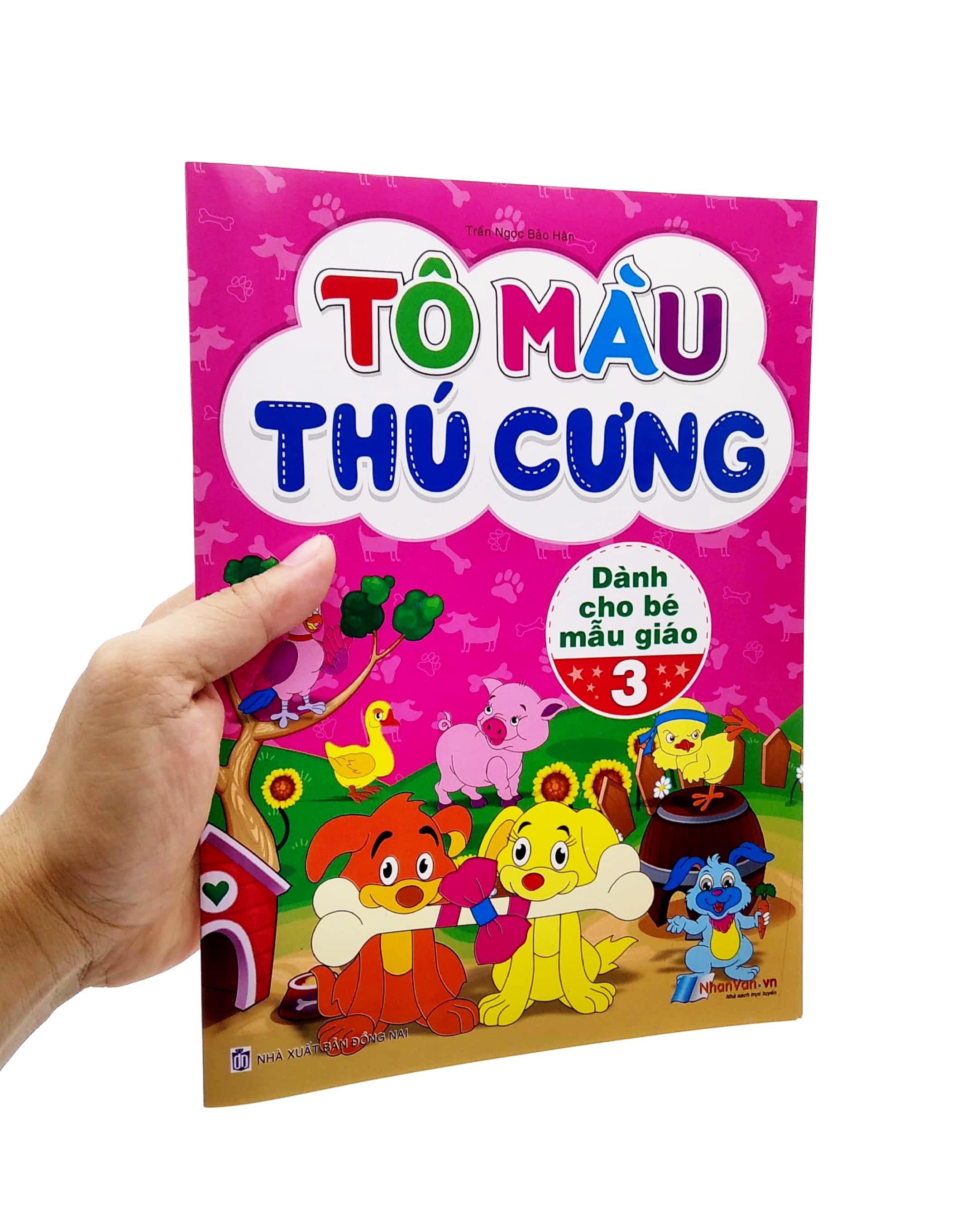 Tô Màu Thú Cưng Tập 3 (Dành Cho Bé Mẫu Giáo)