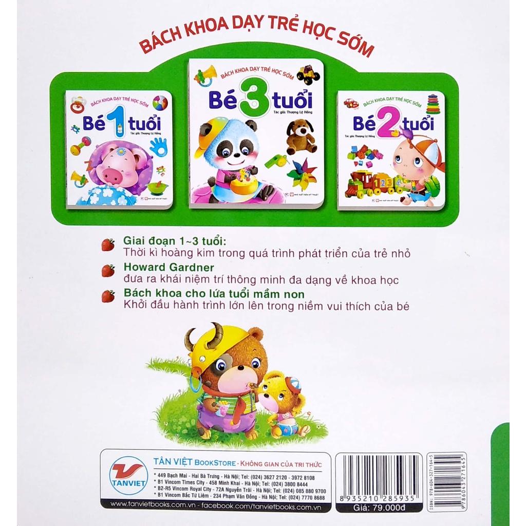 Sách Bách Khoa Dạy Trẻ Học Sớm - Bé 3 Tuổi - Bản Quyền