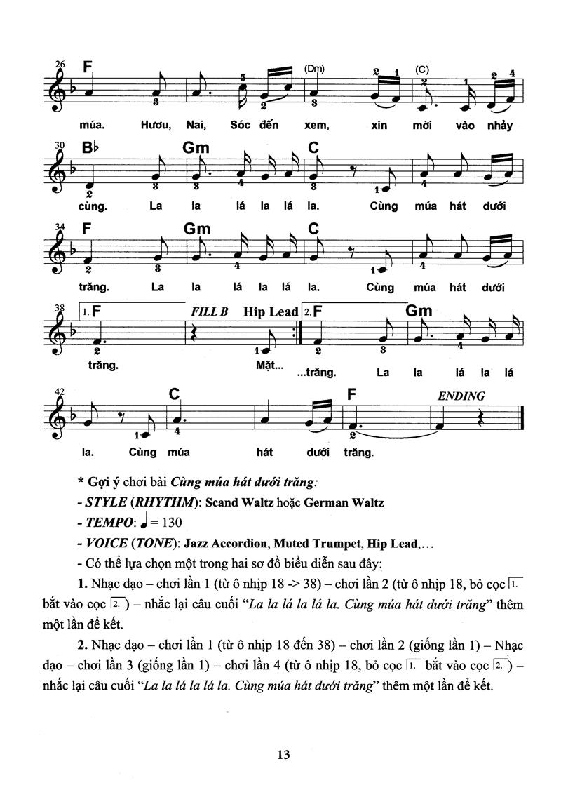 Thực Hành Biểu Diễn Organ Cho Thiếu Nhi – Tập 2