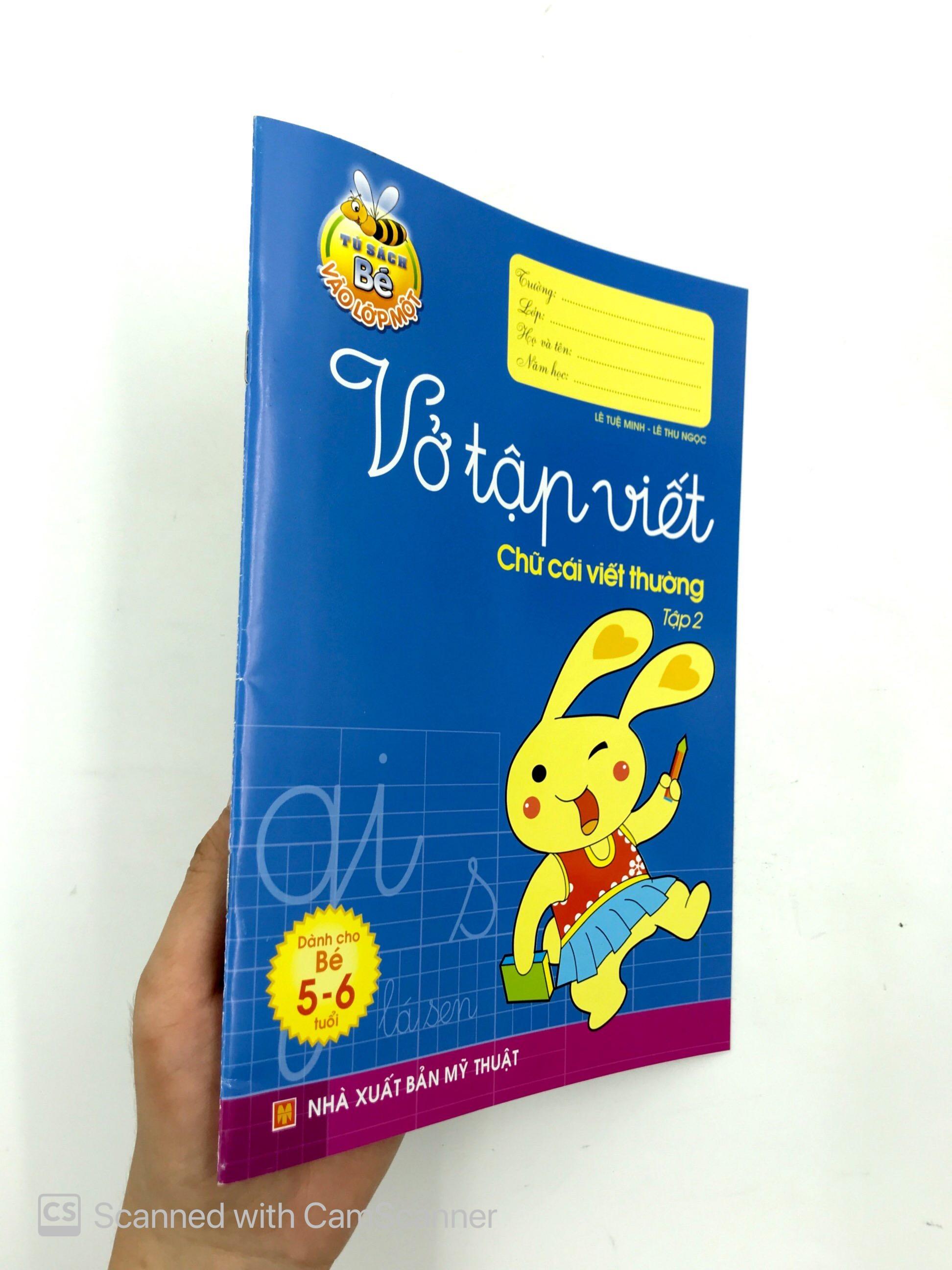 Tủ Sách Bé Vào Lớp 1 - Chữ Cái Viết Thường (Tập 2)(Tái Bản)