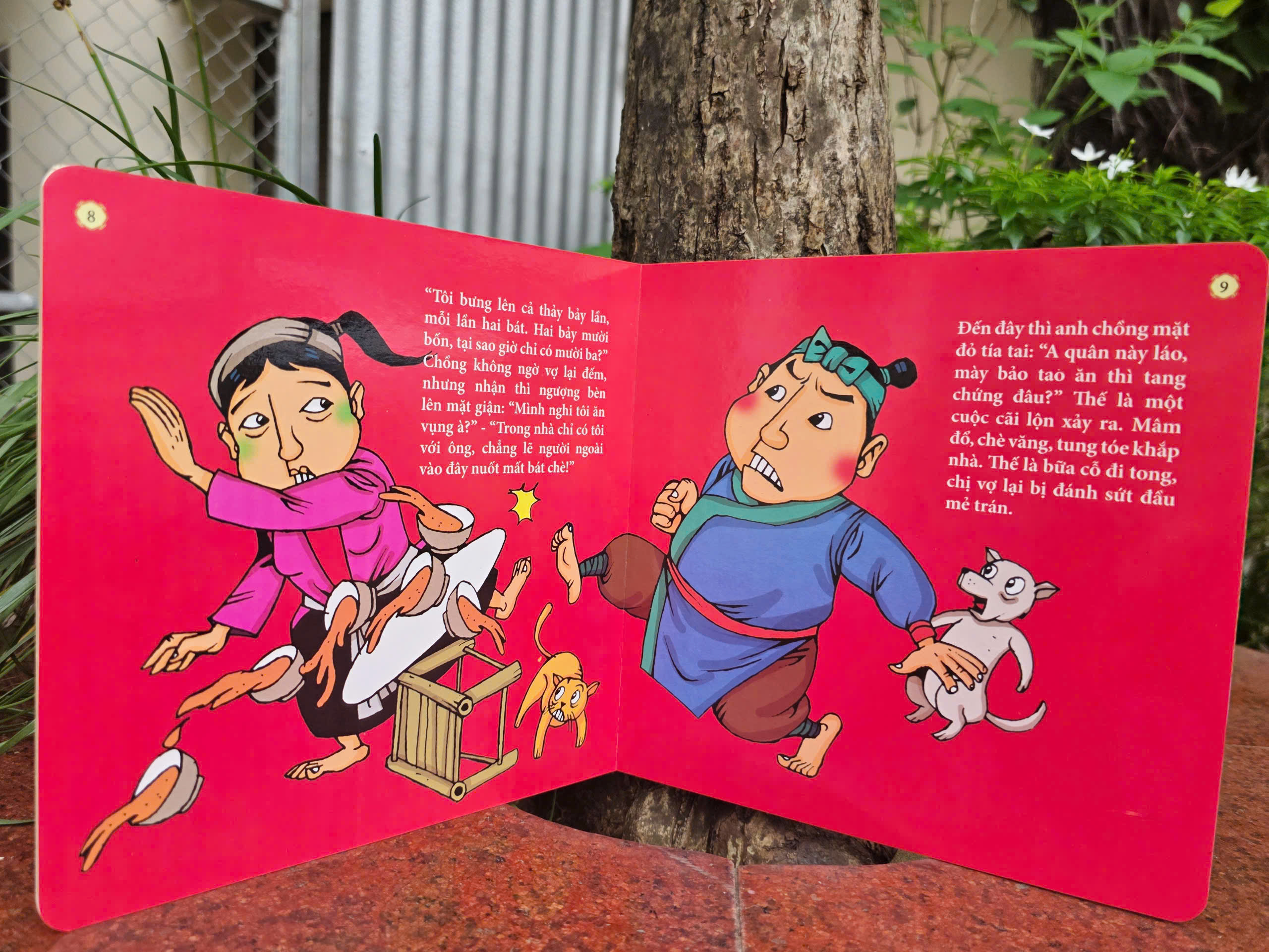 Sách - Combo cổ tích Việt Nam: Vụ kiện bát chè & Khôn ngoan không lại với giời (Bìa cứng toàn bộ)