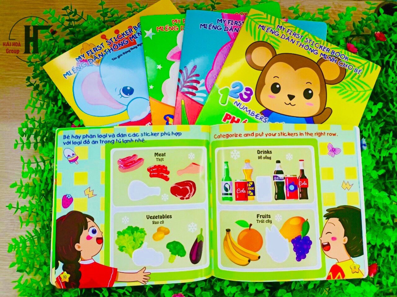 Sách- Combo 6 Cuốn sách Miếng dán Thông minh cho bé - My First Sticker Book (Phát triển Tư Duy và Khả năng Sáng tạo)
