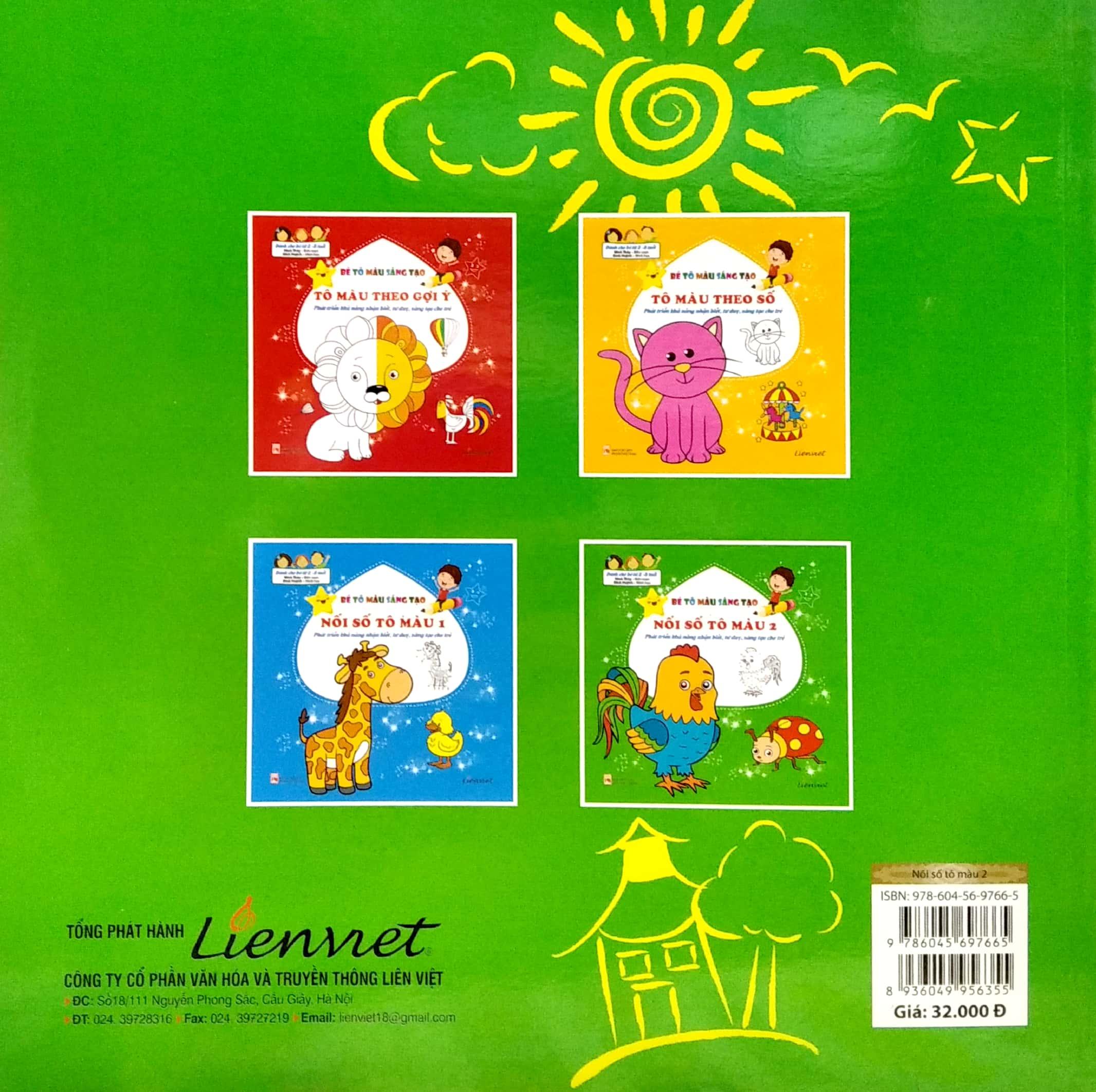 Bé Tô Màu Sáng Tạo - Nối Số Tô Màu 2