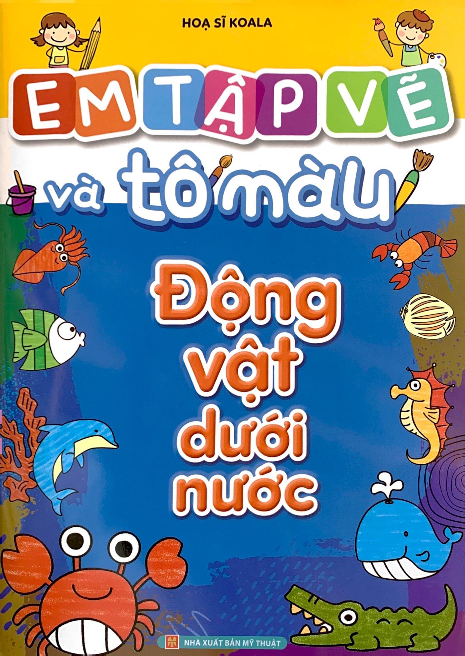 Bộ Sách Em Tập Vẽ Và Tô Màu (Túi 8 Cuốn)
