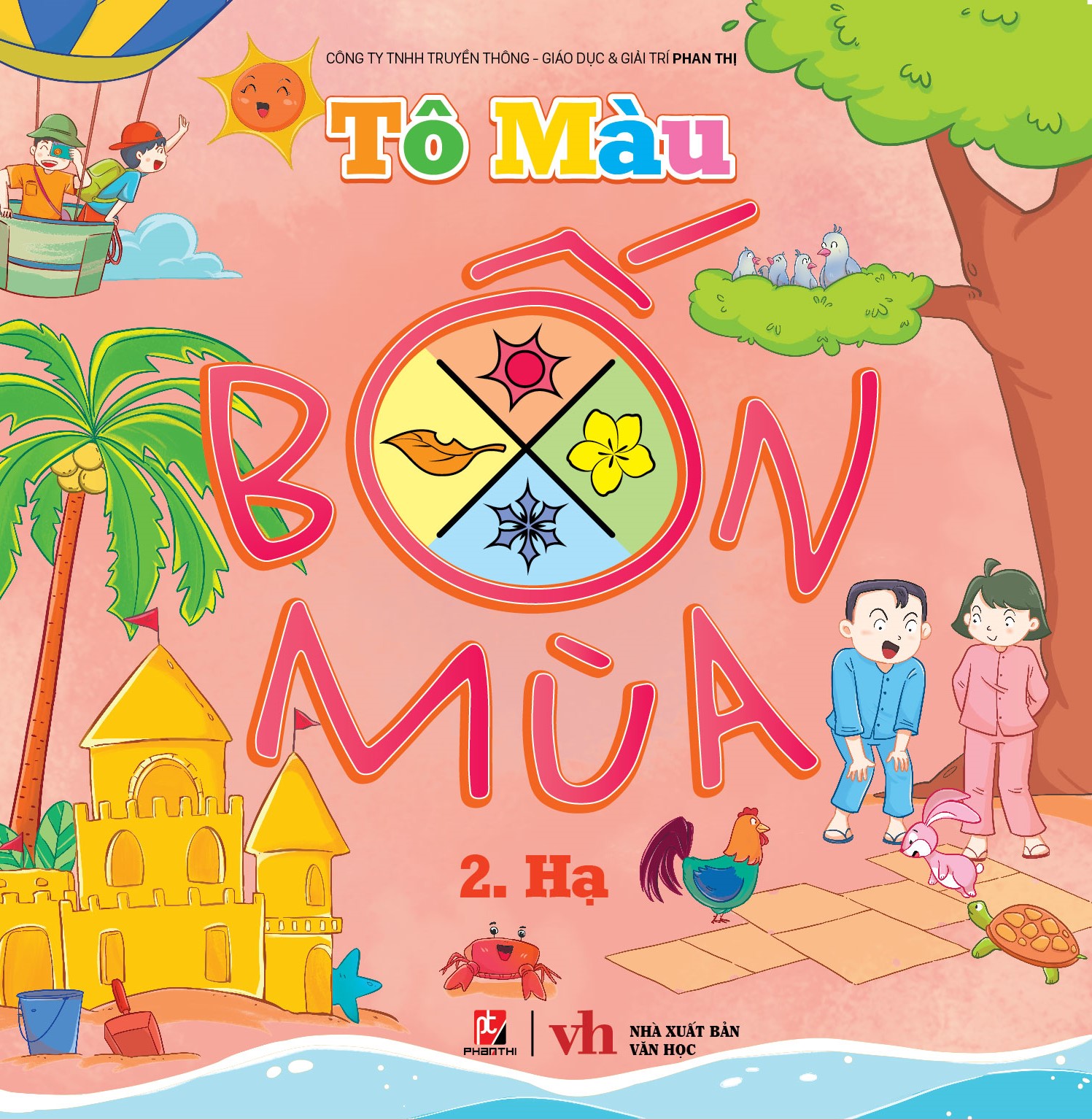 Combo 4 Tập - Tô Màu Bốn Mùa