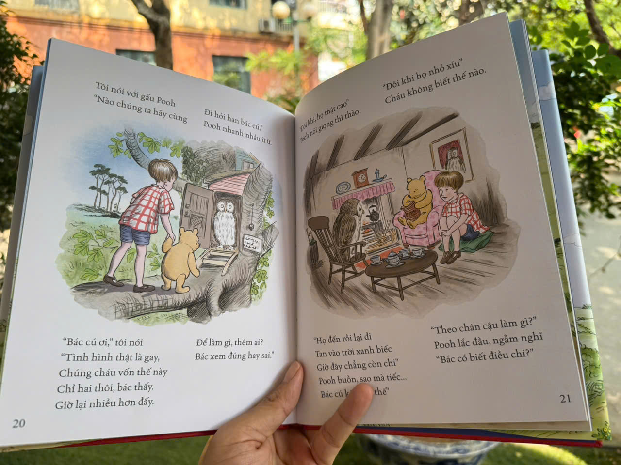 (Bìa cứng) GẤU POOH VÀ TÔI – Jeanne Willis – Nhân Dân Books - NXB Văn Học