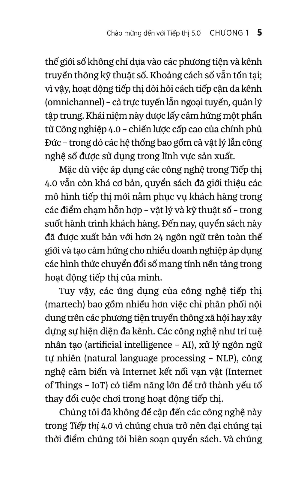 Tiếp Thị 5.0: Công Nghệ Vị Nhân Sinh