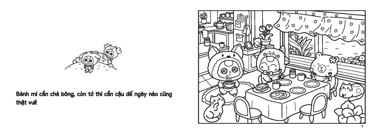 Sách - Sách Tô Màu - Baby Three Và Những Người Bạn