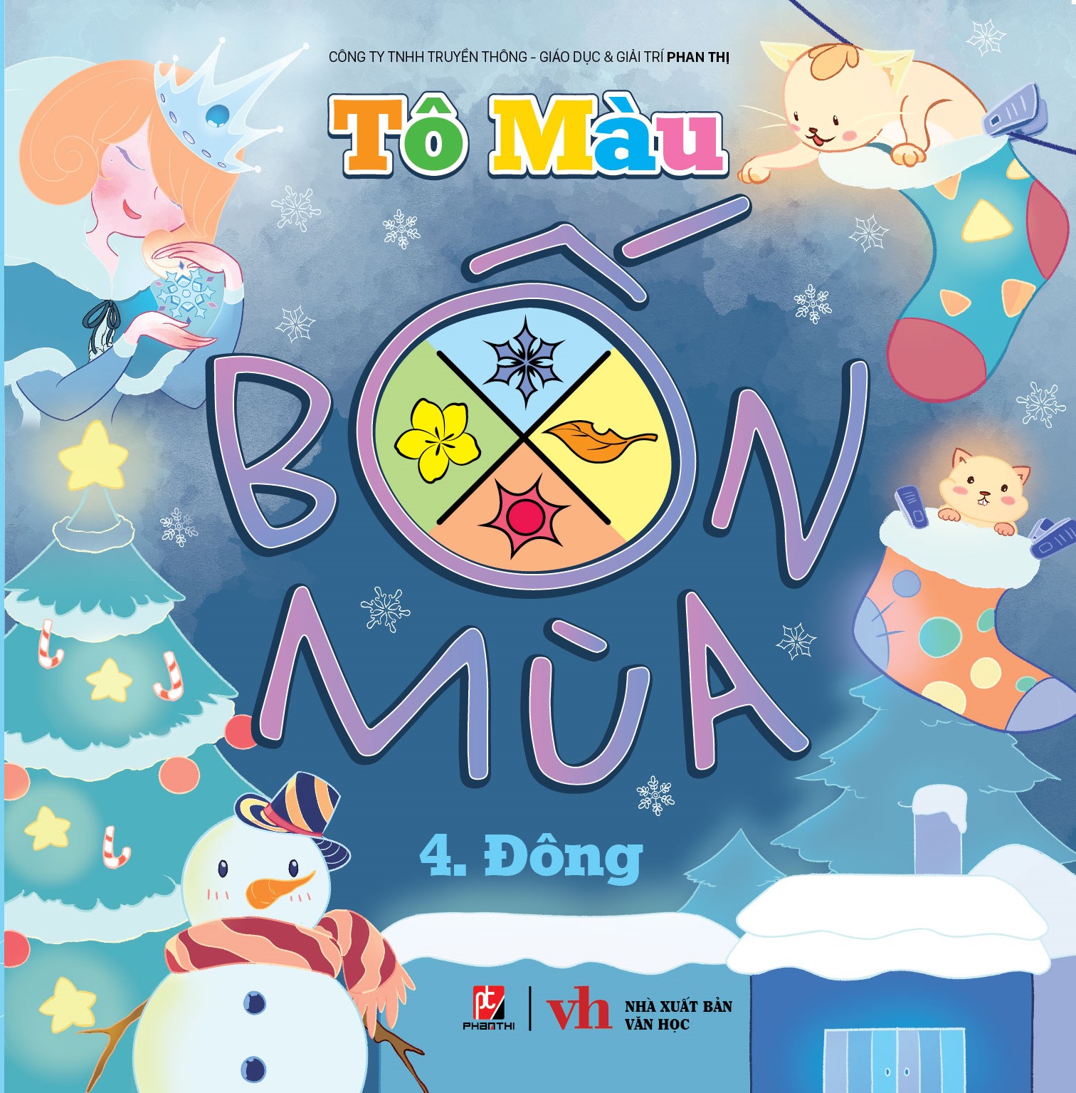 Combo 4 Tập - Tô Màu Bốn Mùa
