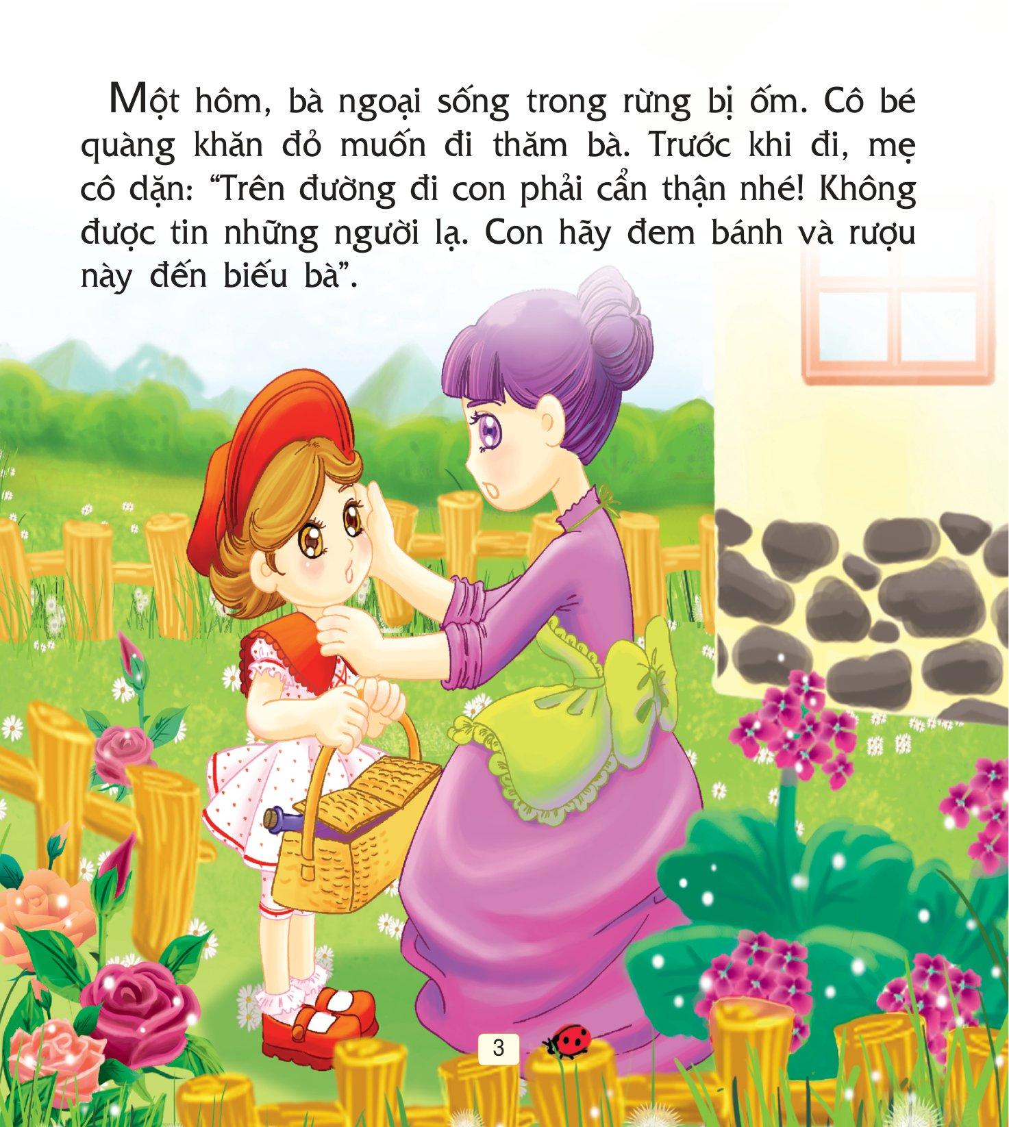 Truyện Cổ Tích Thế Giới Hay Nhất - Cô Bé Quàng Khăn Đỏ (Tái Bản)