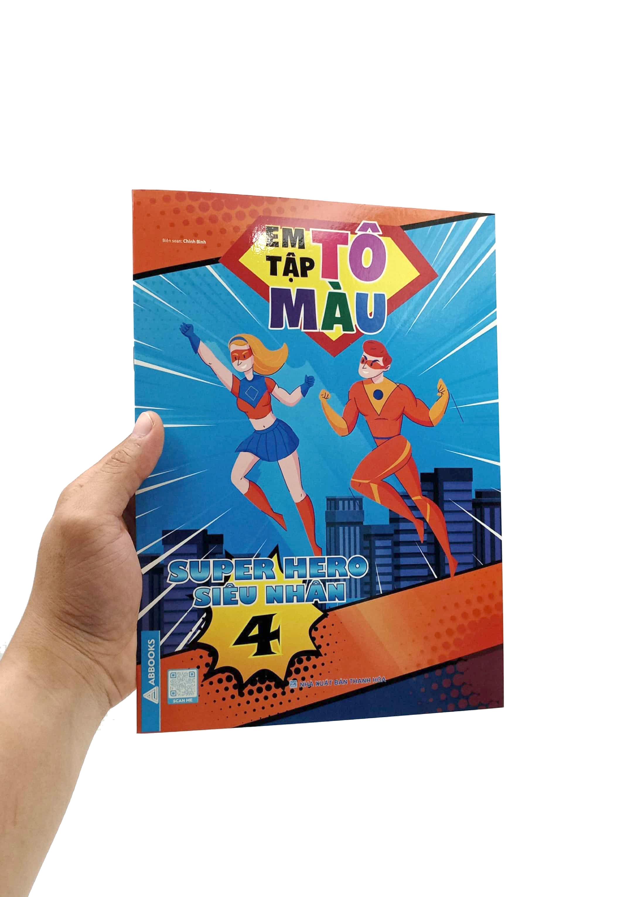 Em Tập Tô Màu - Super Hero Siêu Nhân 4