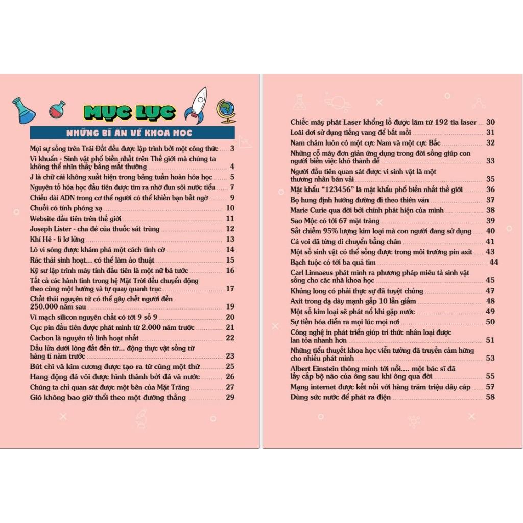 Sách Bách Khoa - 101 Bí Ẩn Thú Vị - Khoa Học Và Cơ Thể Người (VT)