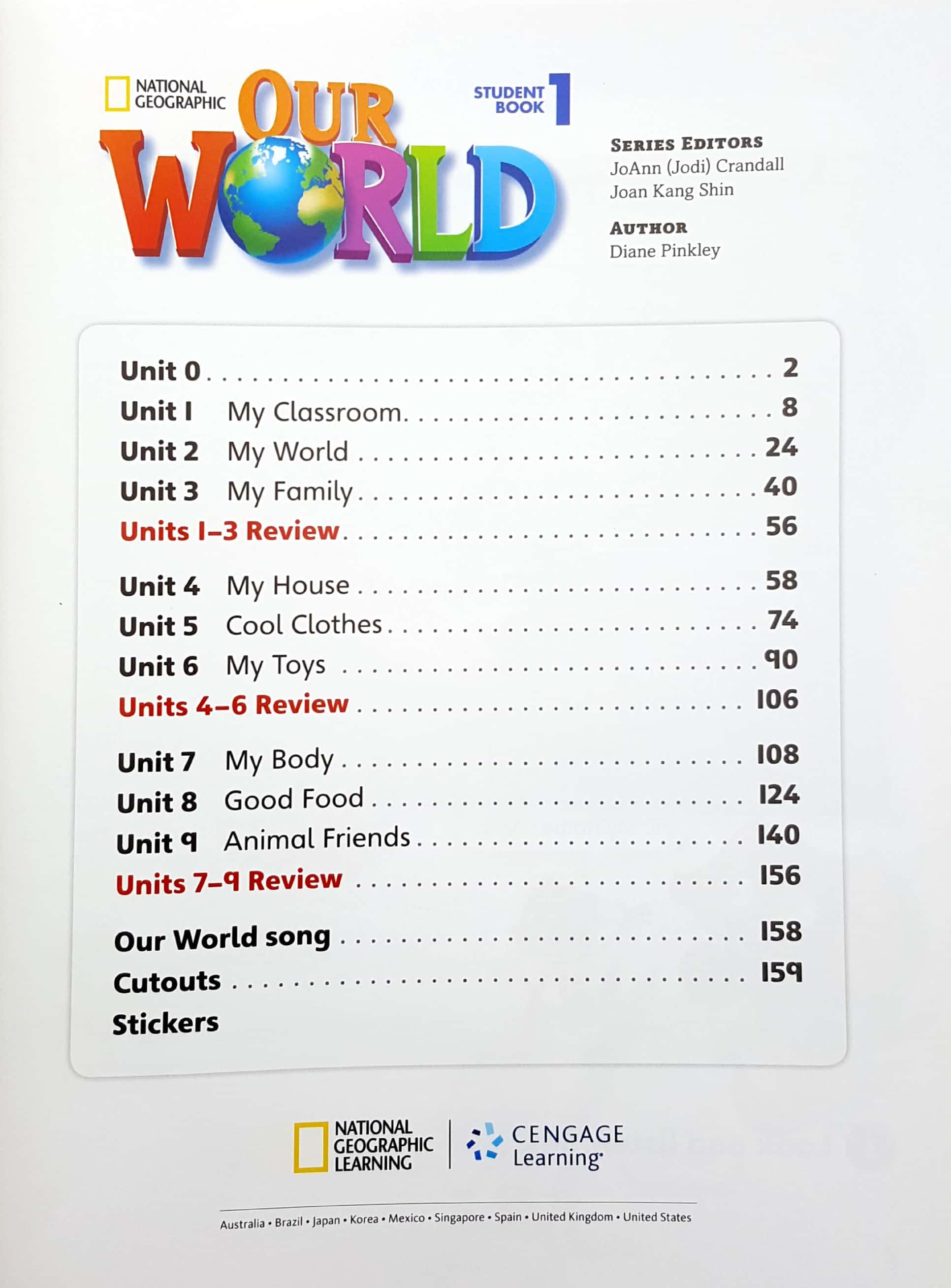 Our World Ame 1 Student Book + Student CDROM