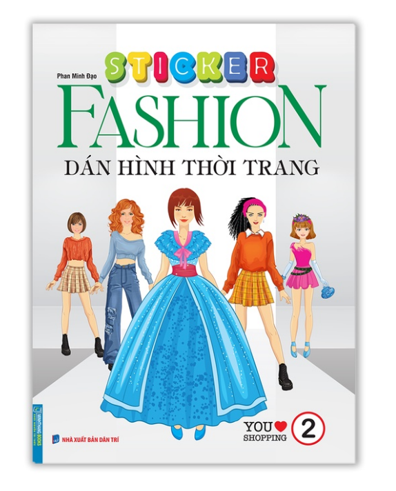 Sách - Combo 6c - Sticker Fashion Dán hình thời trang