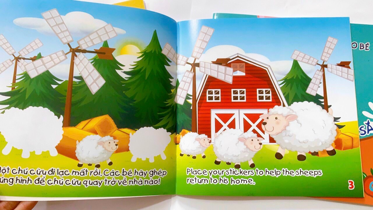 Sách- Combo 6 Cuốn sách Miếng dán Thông minh cho bé - My First Sticker Book (Phát triển Tư Duy và Khả năng Sáng tạo)