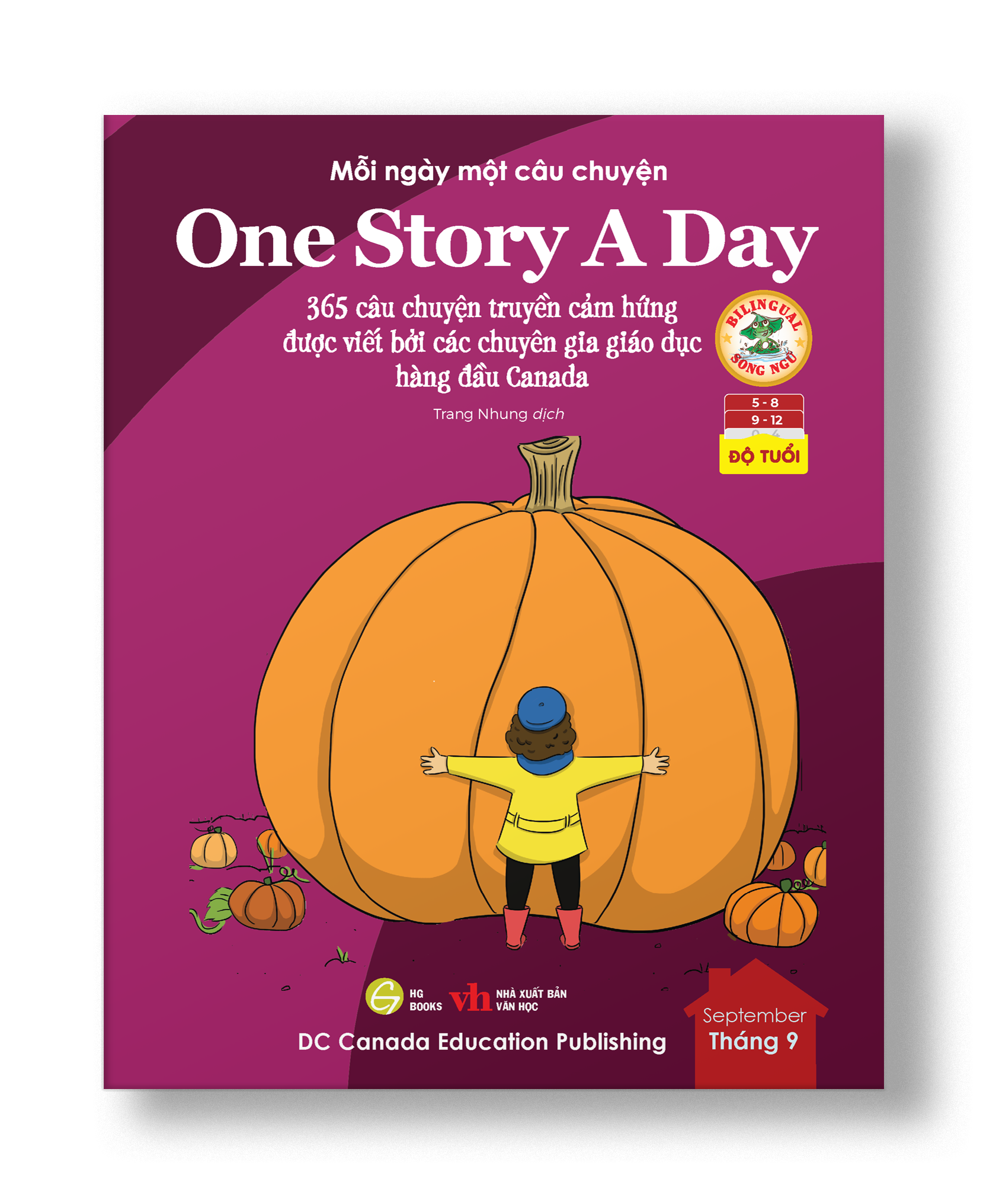 One Story A Day - Sách song ngữ cho bé, 12 cuốn truyện - 365 câu chuyện phát triển trí tuệ và nuôi dưỡng tâm hồn - Tặng kèm file nghe & note từng vựng