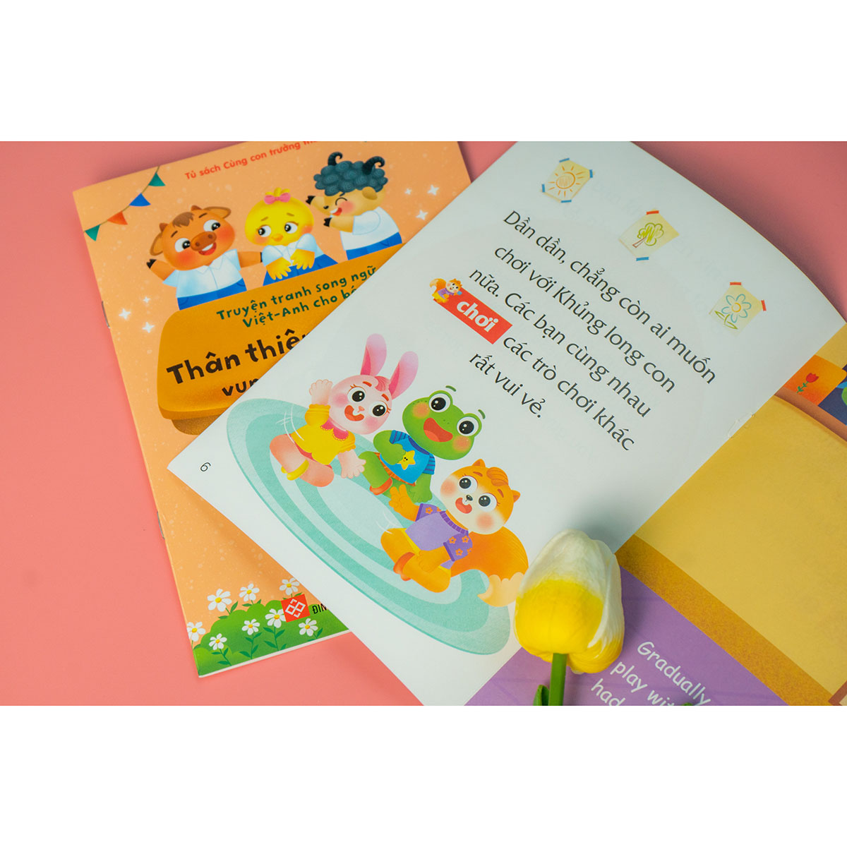 Combo (10 Tập): Truyện tranh song ngữ Việt-Anh cho bé
