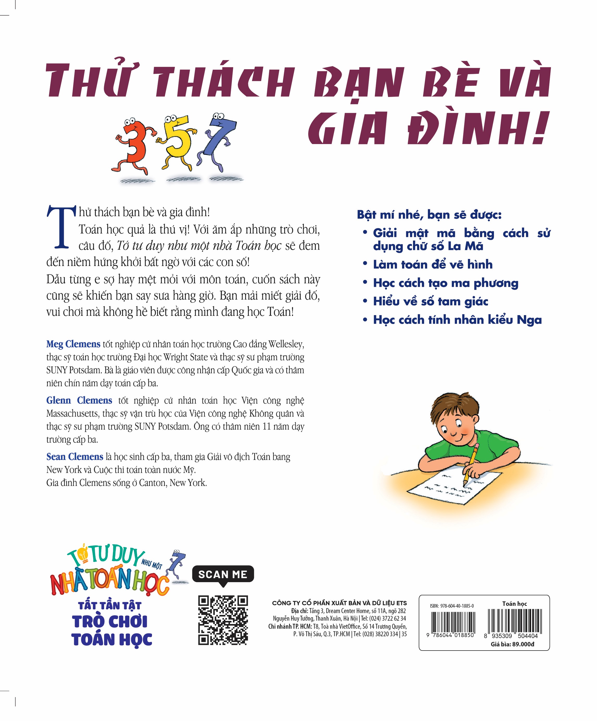 Tớ Tư Duy Như Một Nhà Toán Học - Tất Tần Tật Trò Chơi Toán Học