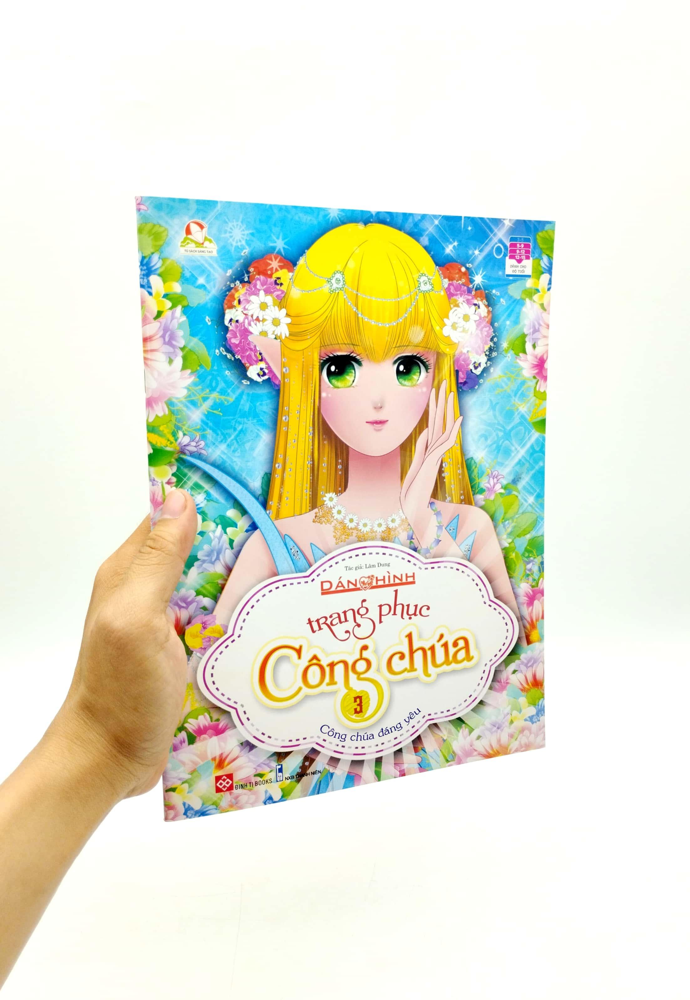 Dán Hình Trang Phục Công Chúa 3 - Công Chúa Đáng Yêu