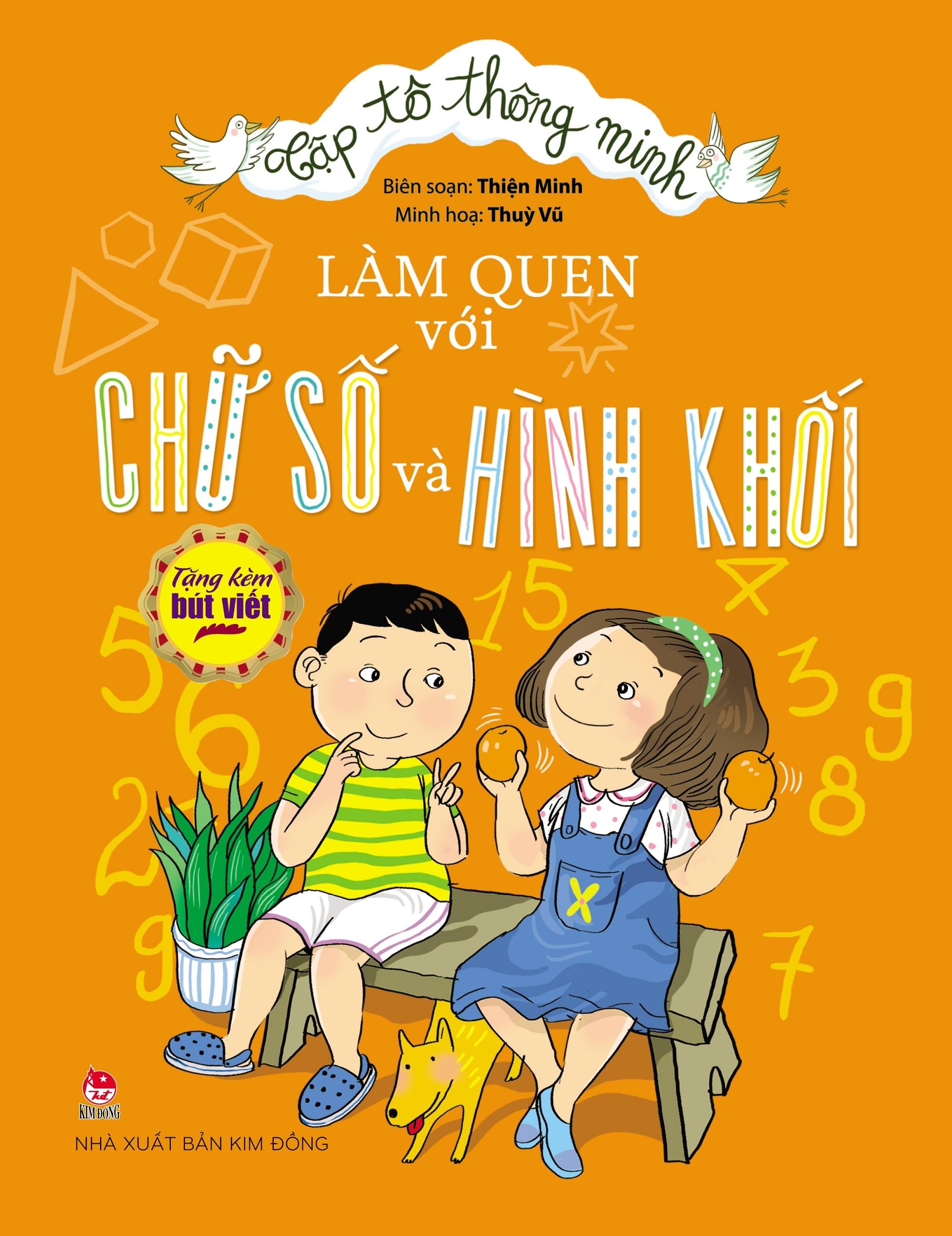 Bộ Sách Tập Tô Thông Minh - Làm Quen Với Chữ Cái, Chữ Số Và Hình Khối (Bộ 3 Cuốn)