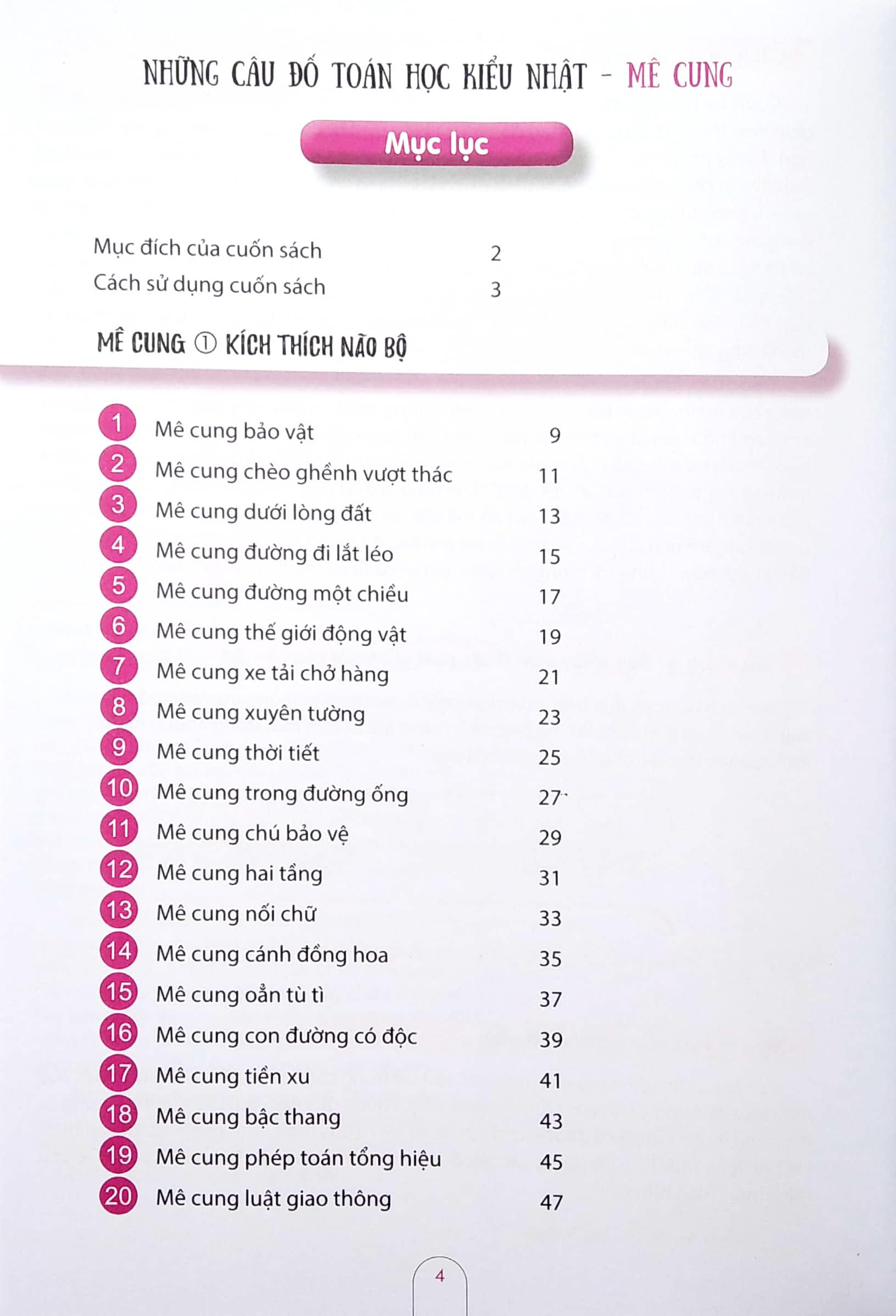 Những Câu Đố Toán Học Kiểu Nhật - Mê Cung