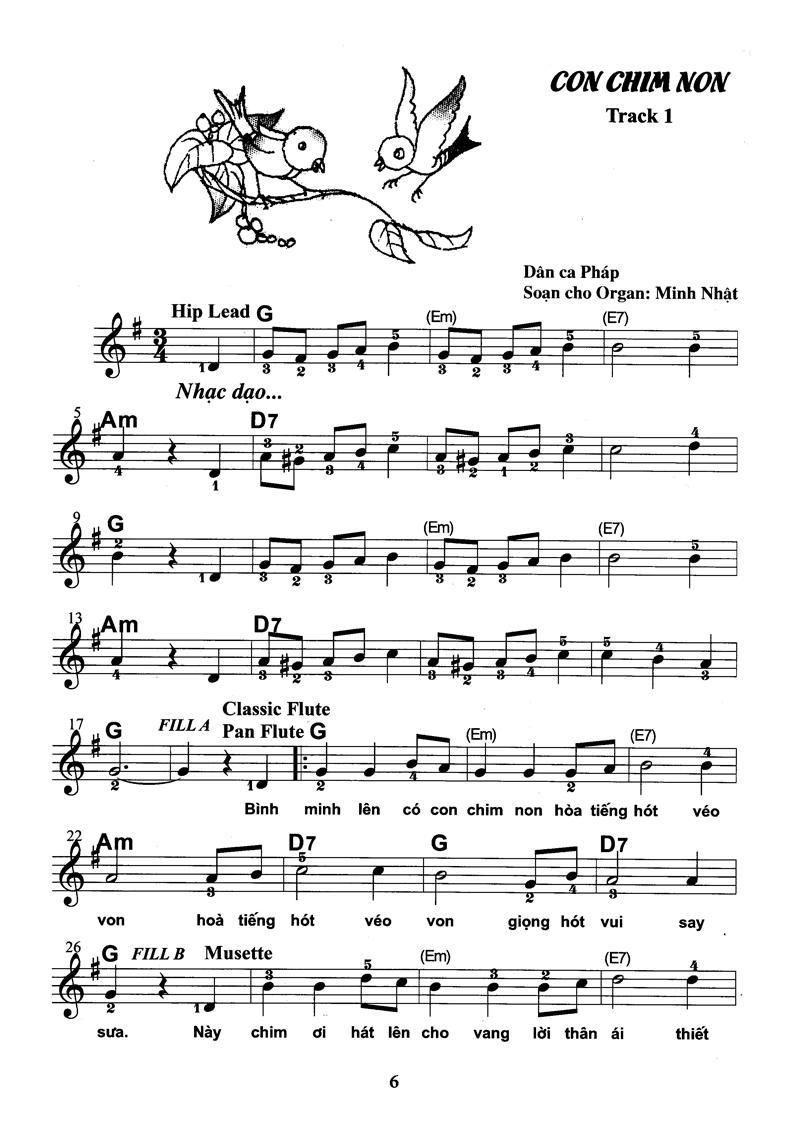 Thực Hành Biểu Diễn Organ Cho Thiếu Nhi – Tập 2