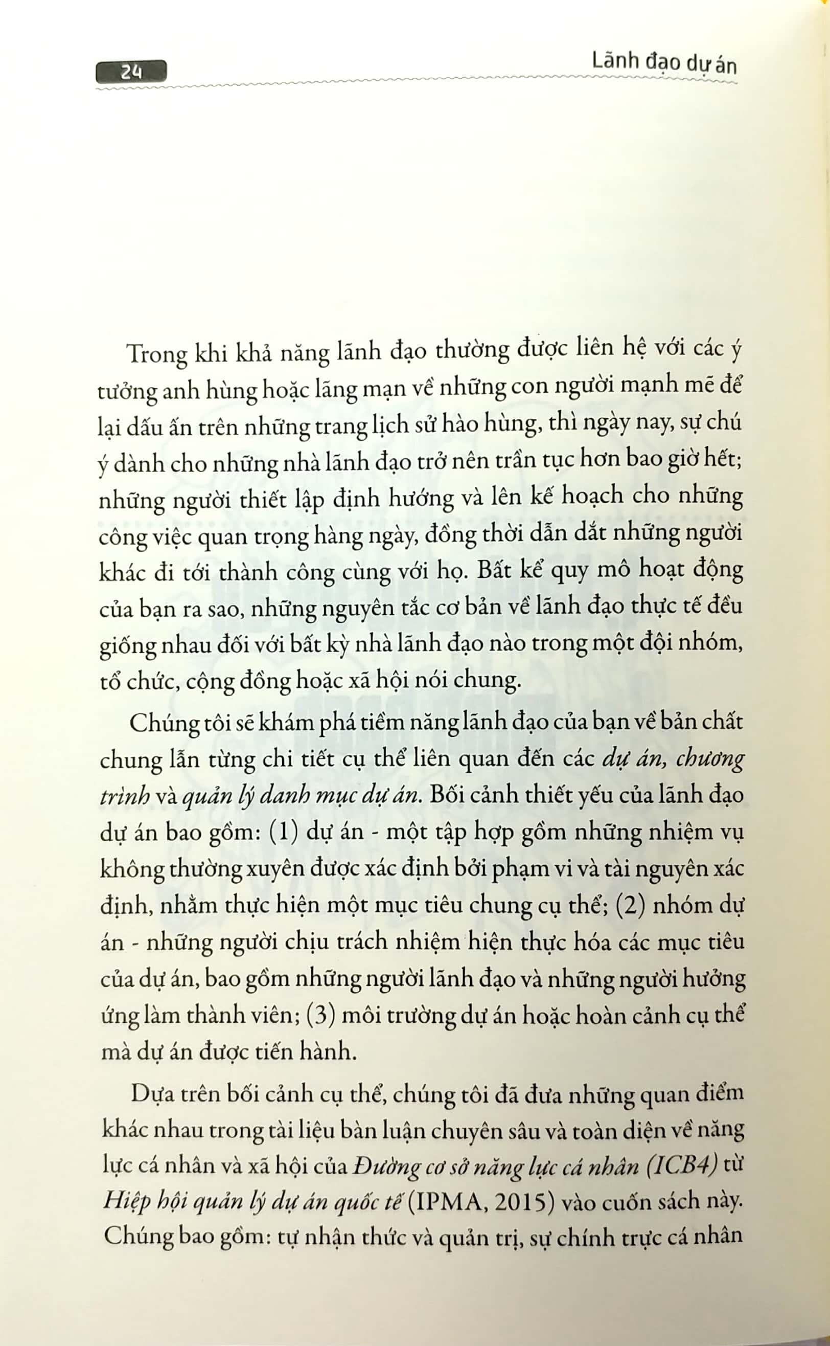 Lãnh Đạo Dự Án