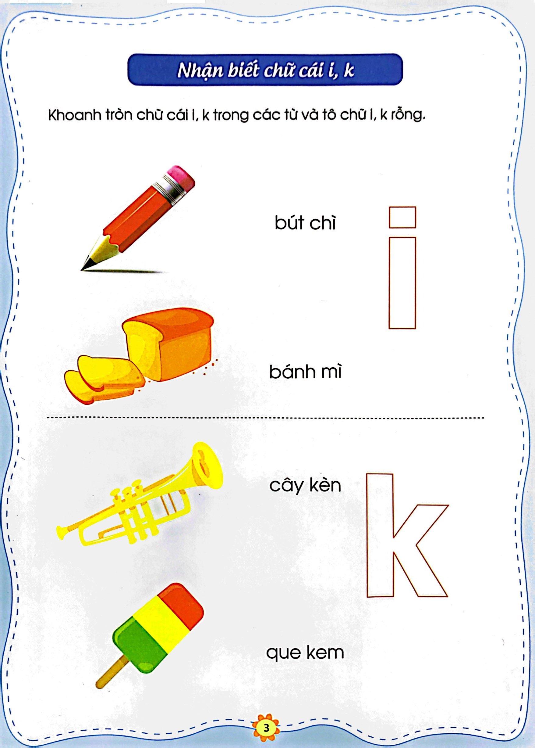 Bé Chuẩn Bị Vào Lớp 1 - Bé Làm Quen Chữ Cái - Tập 2 (Dành Cho Trẻ Từ 4-5 Tuổi)