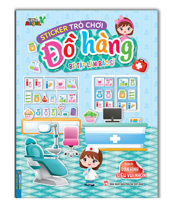Sách - Combo Sticker Trò chơi đồ hàng (dán hình siêu vui nhộn)