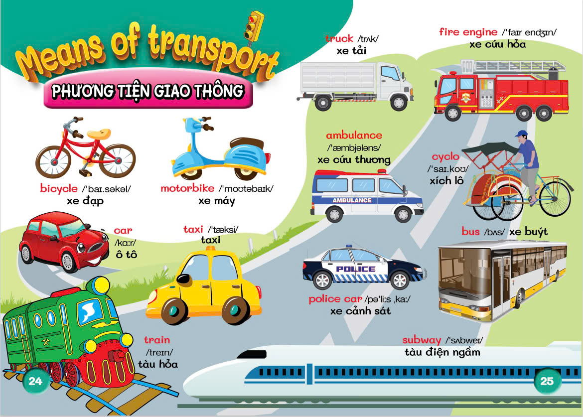 Từ điển bằng hình đầu tiên của bé - song ngữ Anh - Việt mới nhất (sách bìa cứng - hình ảnh đồ họa dễ nhớ)