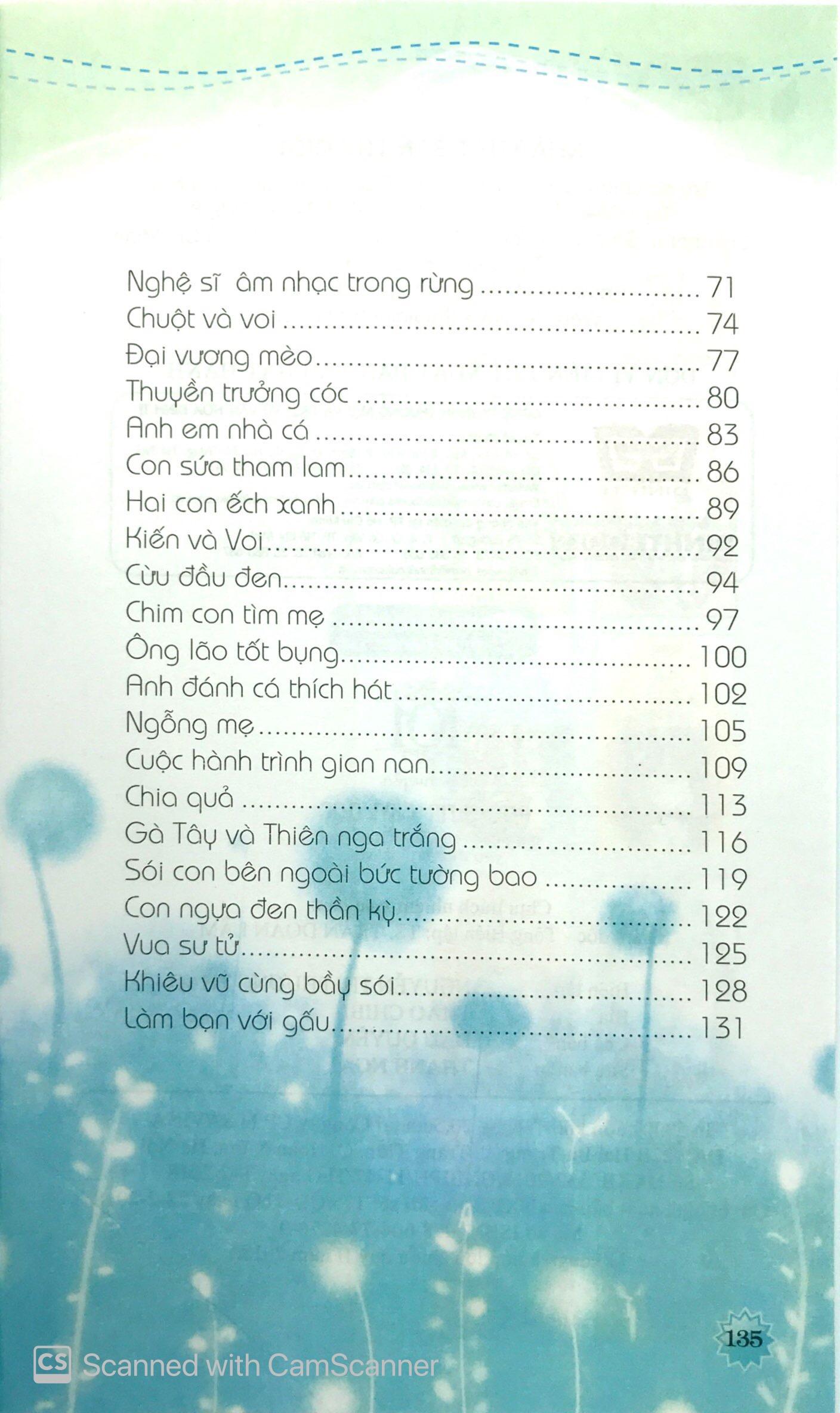 Kỹ Năng Sống - 101 Câu Chuyện Học Sinh Cần Đọc Giúp Các Em Sống Chan Hòa, Yêu Thương Loài Vật