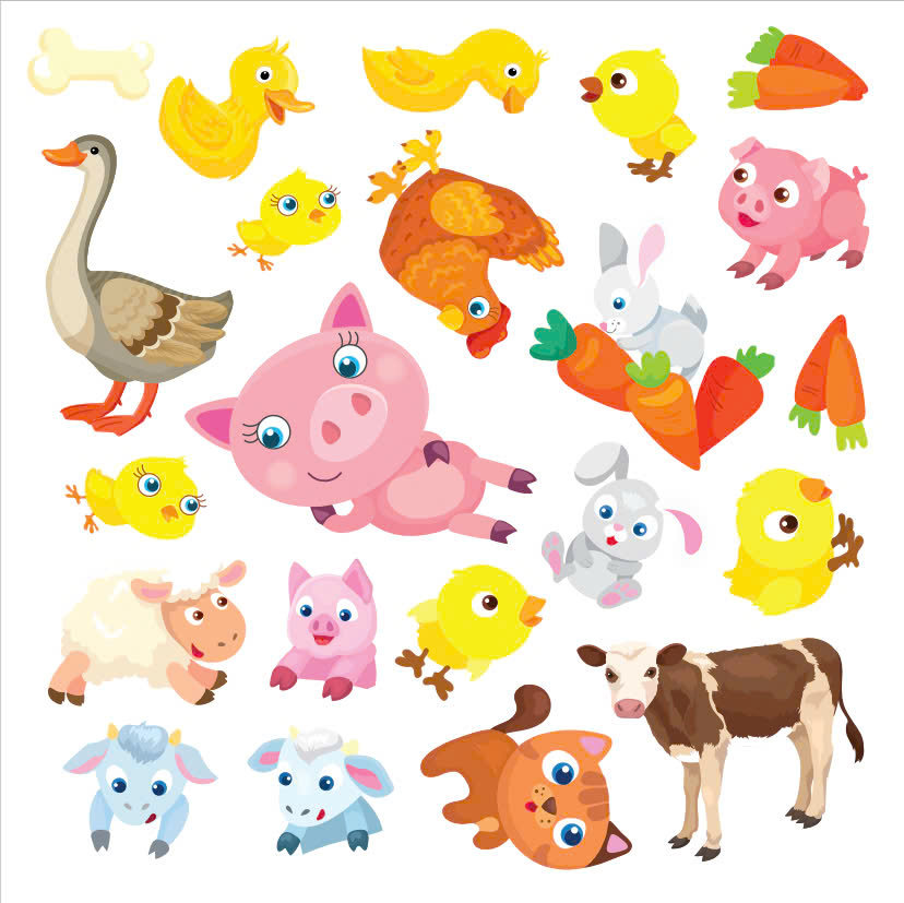 ANIMAL STICKER - Động vật đáng yêu - Bóc dán hình phát triển IQ-EQ-CQ