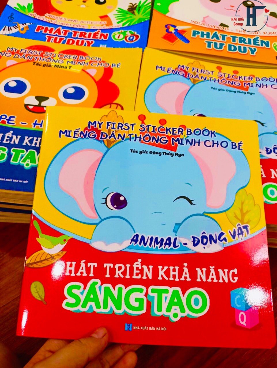 Sách- Combo 6 Cuốn sách Miếng dán Thông minh cho bé - My First Sticker Book (Phát triển Tư Duy và Khả năng Sáng tạo)