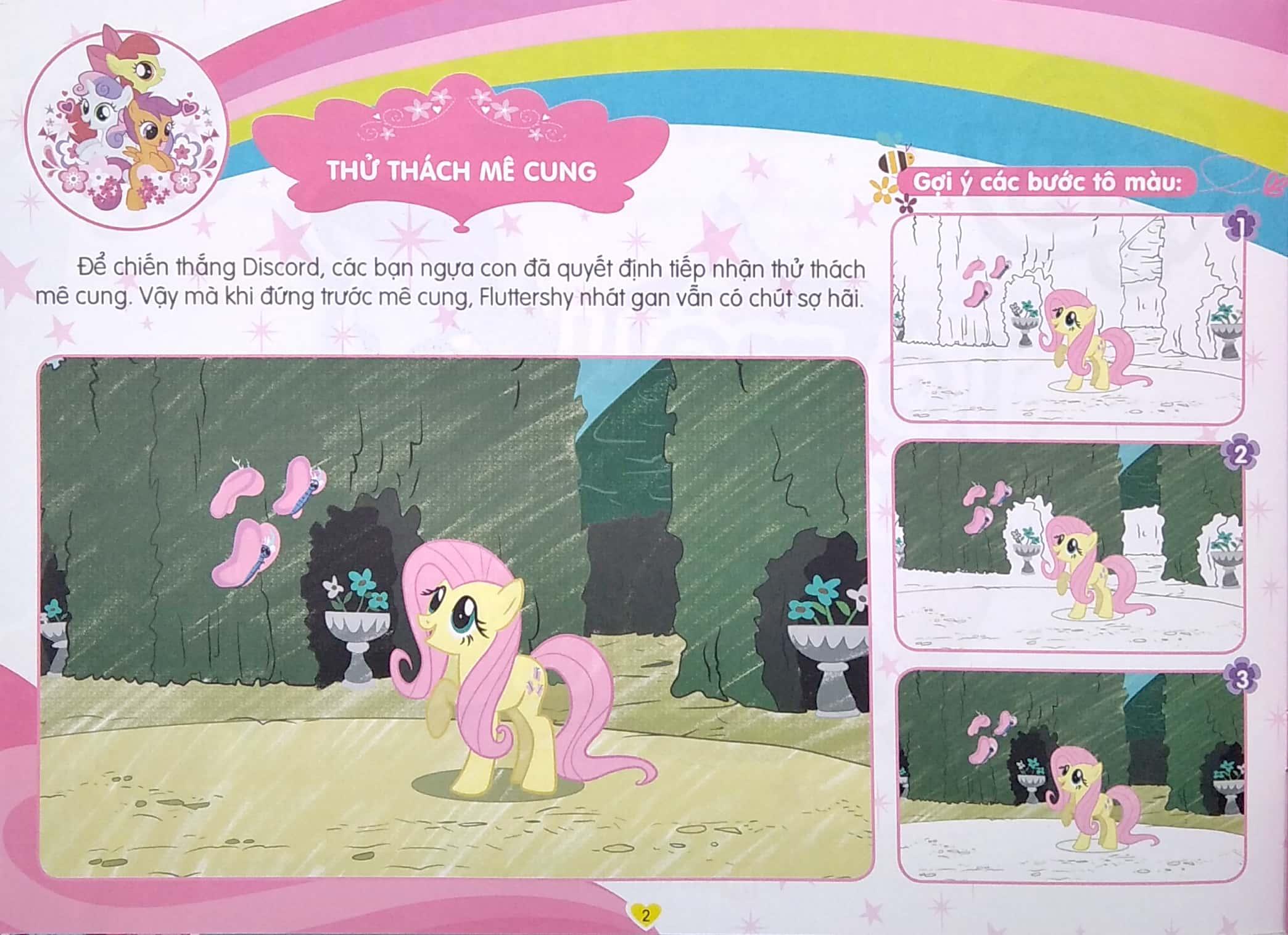 Bộ Sách My Little Pony - Tô Màu Sáng Tạo 4Q (Bộ 4 Cuốn)