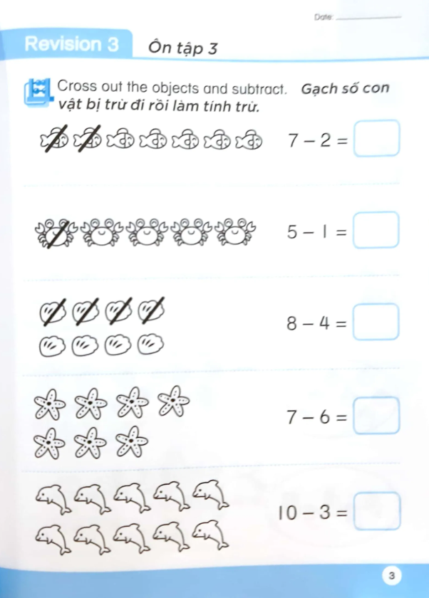 Toán Song Ngữ Tiền Tiểu Học - Sách Luyện Tập 5