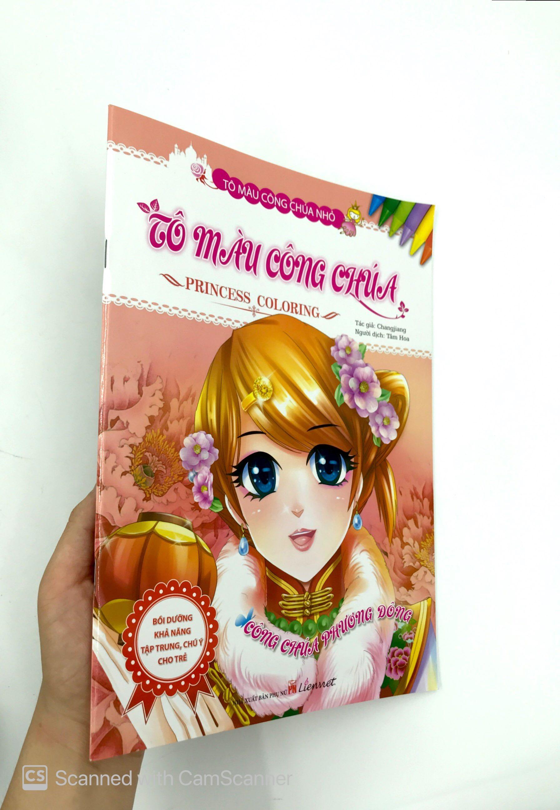 Tô Màu Công Chúa Nhỏ - Tô Màu Công Chúa - Công Chúa Phương Đông