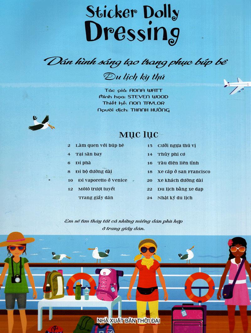 Dán Hình Sáng Tạo Trang Phục Búp Bê - Du Lịch Kỳ Thú