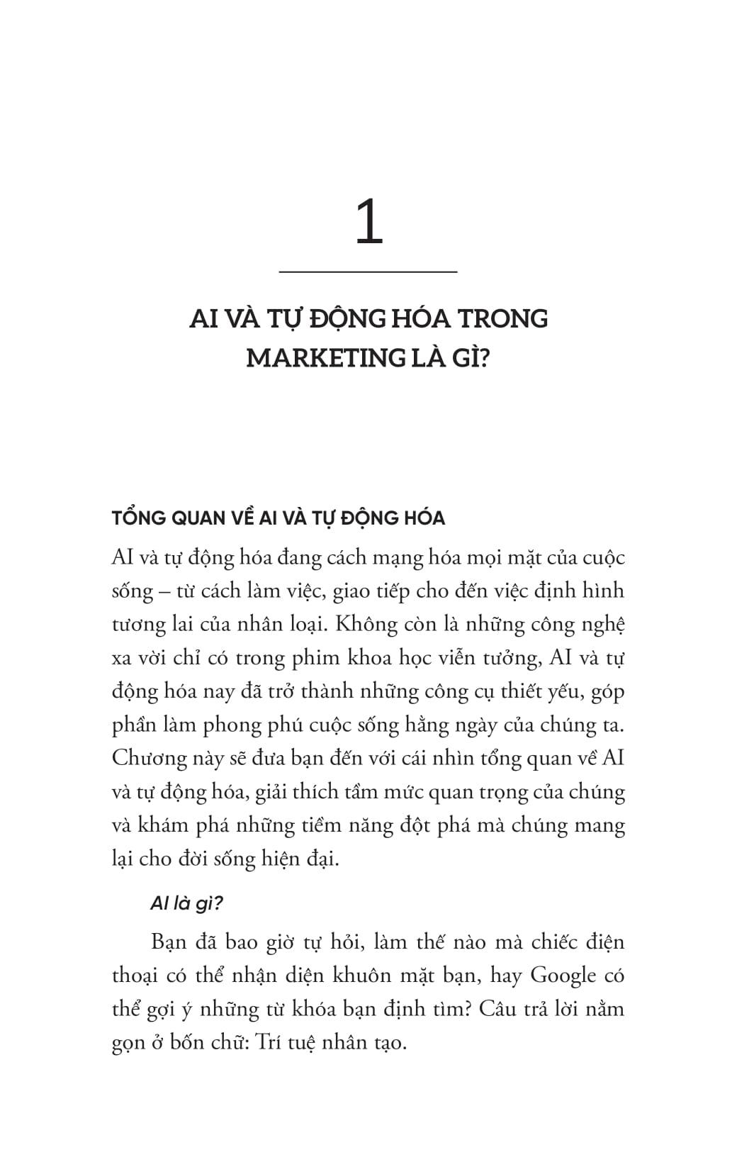 Sách - Ứng Dụng AI Và Tự Động Hóa Trong Marketing