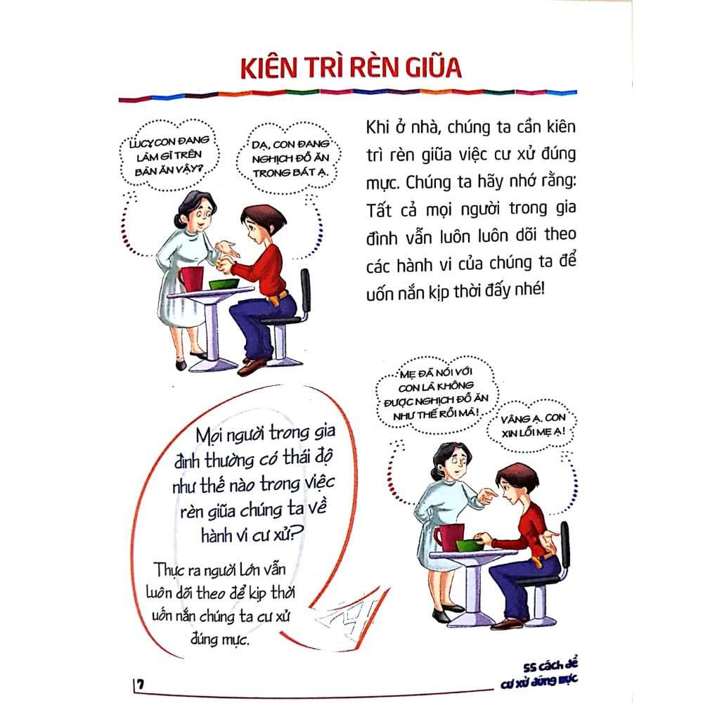 Tủ Sách Kỹ Năng Sống Dành Cho Học Sinh - 55 cách để cư xử đúng mực