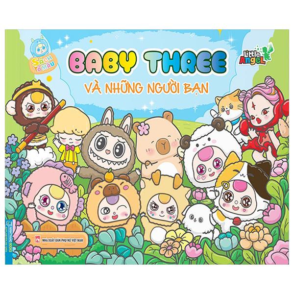Sách - Sách Tô Màu - Baby Three Và Những Người Bạn